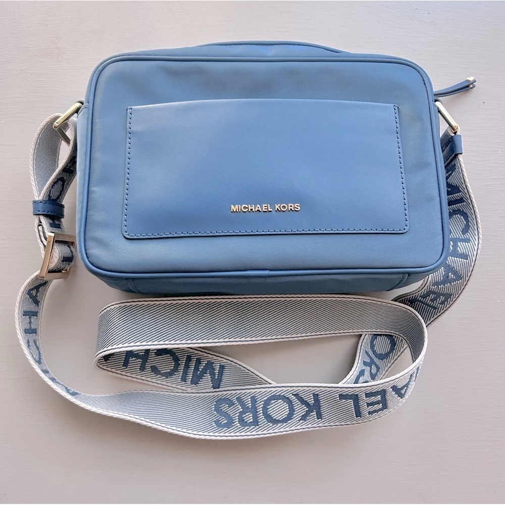Michael Kors Jet Set East West Blue Crossbody